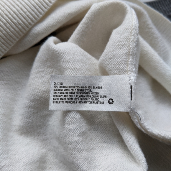 GAP Colour-block Striped Pullover Sweater, S - Picture 5 of 5